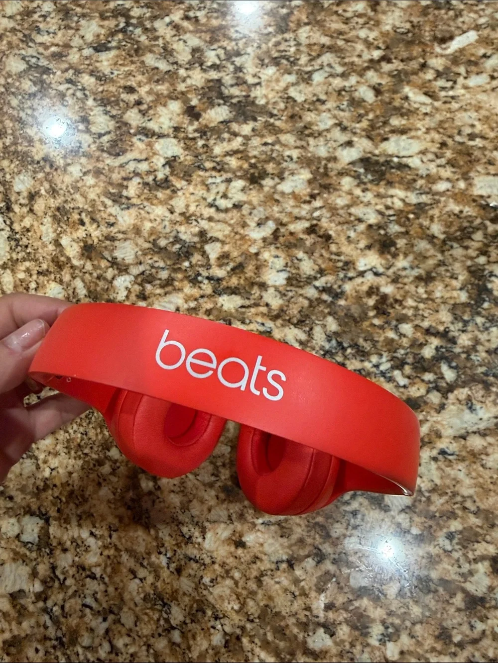 Beats by Dre Red Wireless Over-Ear Headphones